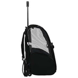 Pet Trolley 3-in-1 Design Black 48x32x(57-106) cm Oxford Fabric - 45-Degree Angle