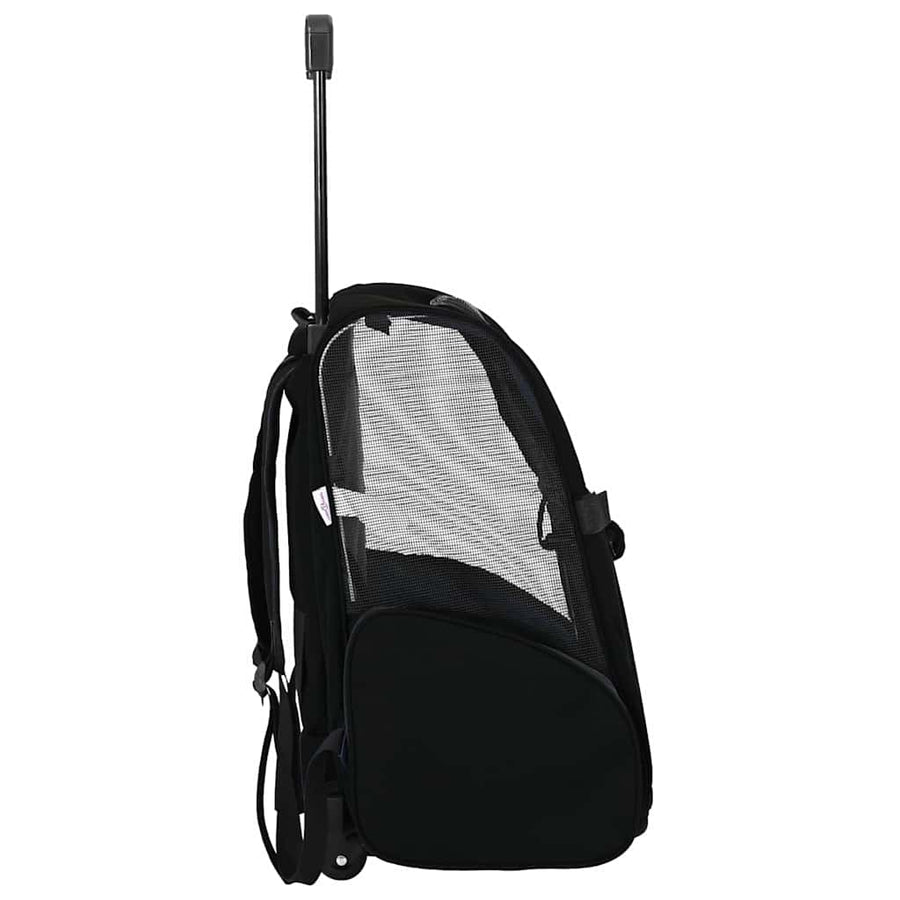 Pet Trolley 3-in-1 Design Black 48x32x(57-106) cm Oxford Fabric