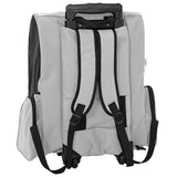 Pet Trolley 3-in-1 Design Grey 48x32x(57-106) cm Oxford Fabric - Rear View