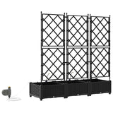 Garden Black 120 x 40 x 126 cm Steel - Low Angle