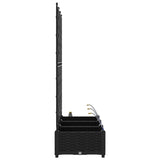 Garden Black 120 x 40 x 126 cm Steel - Close-Up Angle