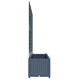 Garden Planter 3 pcs Grey 120 x 40 x 143 cm PP