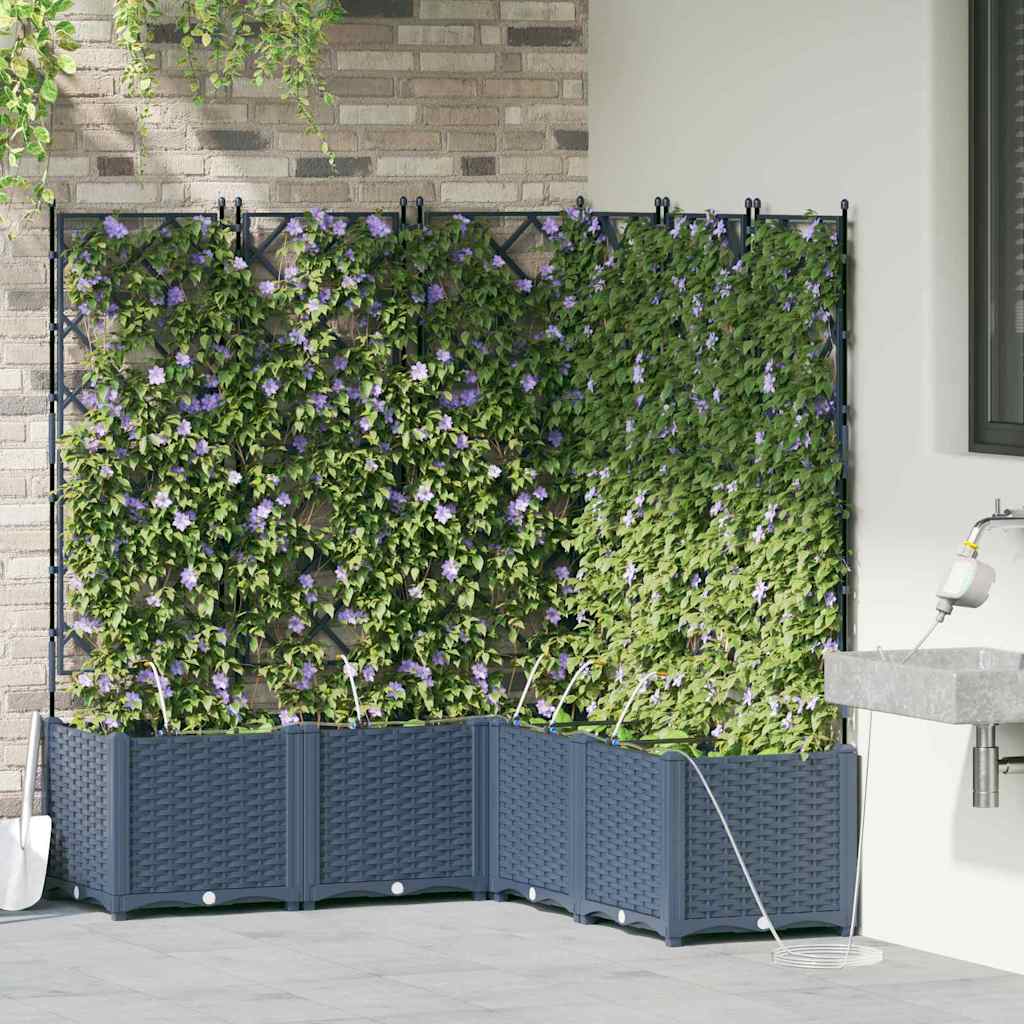 Garden Grey 120 x 40 x 142 cm Steel