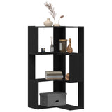 Bookcase Black Oak 50 x 50 x 102 cm - Side View