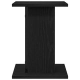 Speaker Stands 2 pcs Black Oak 30 x 30 x 40 cm Engineered Wood - Close-Up Angle