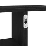 Wall Shelves 2 pcs Black Oak 38x12x38 cm Engineered Wood - Extra Image