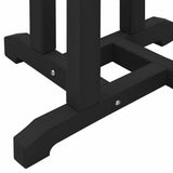 Bar Table Black 55 x 55 x 107 cm HDPE - Extra Image