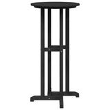 Bar Table Black 55 x 55 x 107 cm HDPE - Rear View