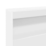Storage Headboard White Engineered Wood - Extra Image