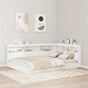 Storage Headboard White Engineered Wood