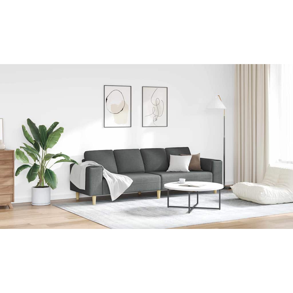 Sofa Set Dark grey Fabric