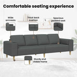 Sofa Set Dark grey Fabric
