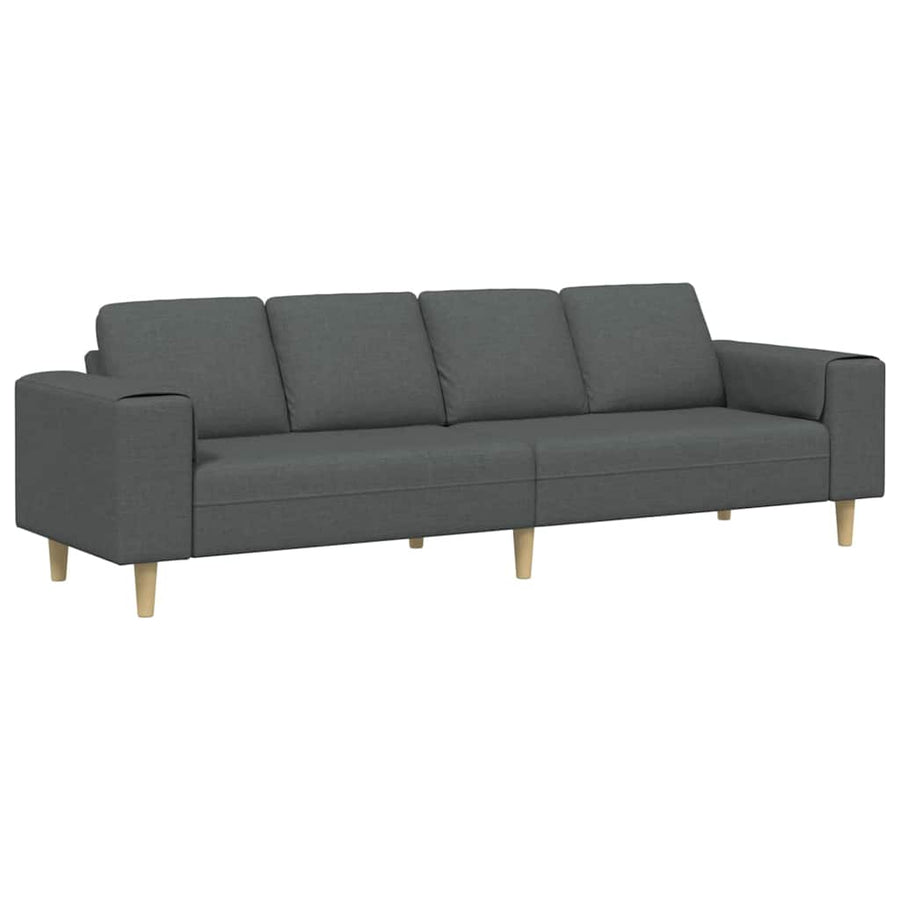 Sofa Set Dark grey Fabric
