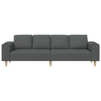 Sofa Set Dark grey Fabric