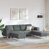 Sofa Set Dark grey Fabric