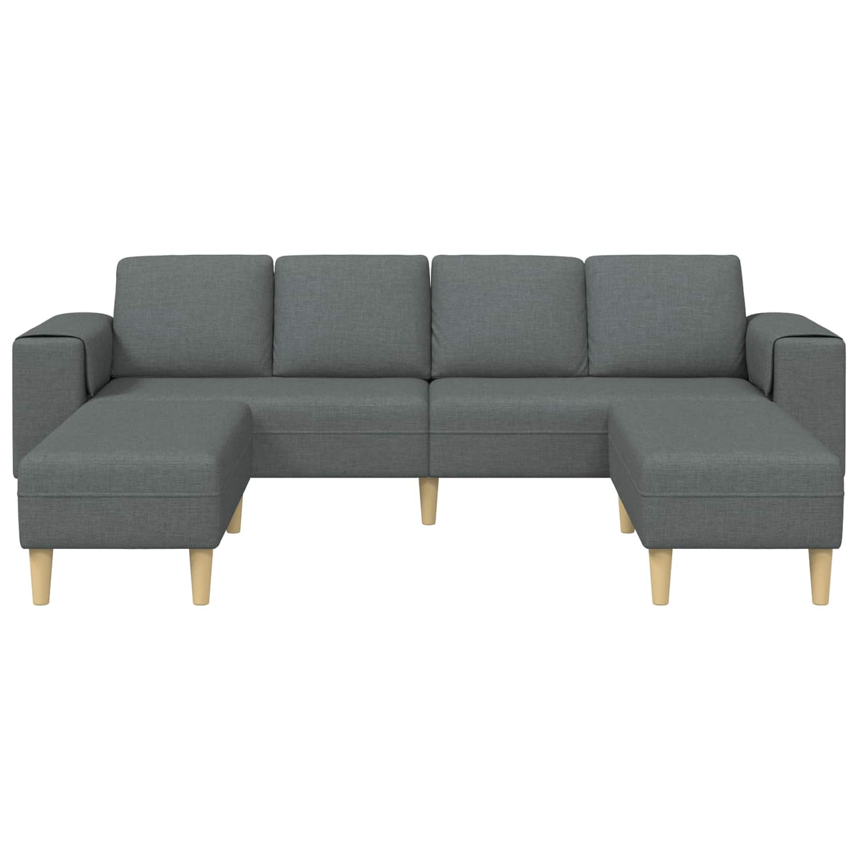 Sofa Set Dark grey Fabric