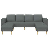 Sofa Set Dark grey Fabric