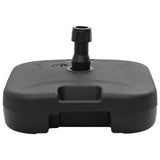 Outdoor Parasol Base Black 45 x 45 x 29.5 cm Plastic - 45-Degree Angle