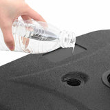 Outdoor Parasol Base Black 45 x 45 x 29.5 cm Plastic - Extra Image