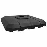 Cantilever Parasol Base Set 4 pcs Black 98 x 98 x 13 cm Plastic - Close-Up Angle