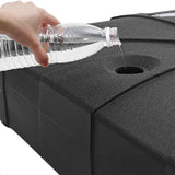 Cantilever Parasol Base Set 2 pcs Black 88 x 88 x 19 cm Plastic - Extra Image