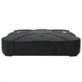 Cantilever Parasol Base Set 2 pcs Black 88 x 88 x 19 cm Plastic - Rear View