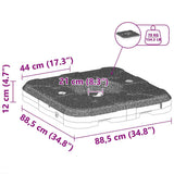 Cantilever Umbrella Base Black 88,5 x 88,5 x 12 cm