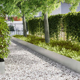 Lawn Edging 30 pcs Silver 100 x 0.05 x 30 cm Galvanised Steel