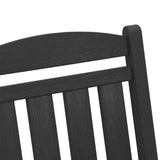 Rocking Chair 2 pcs Black 92 x 70 x 108 cm Polyethylene