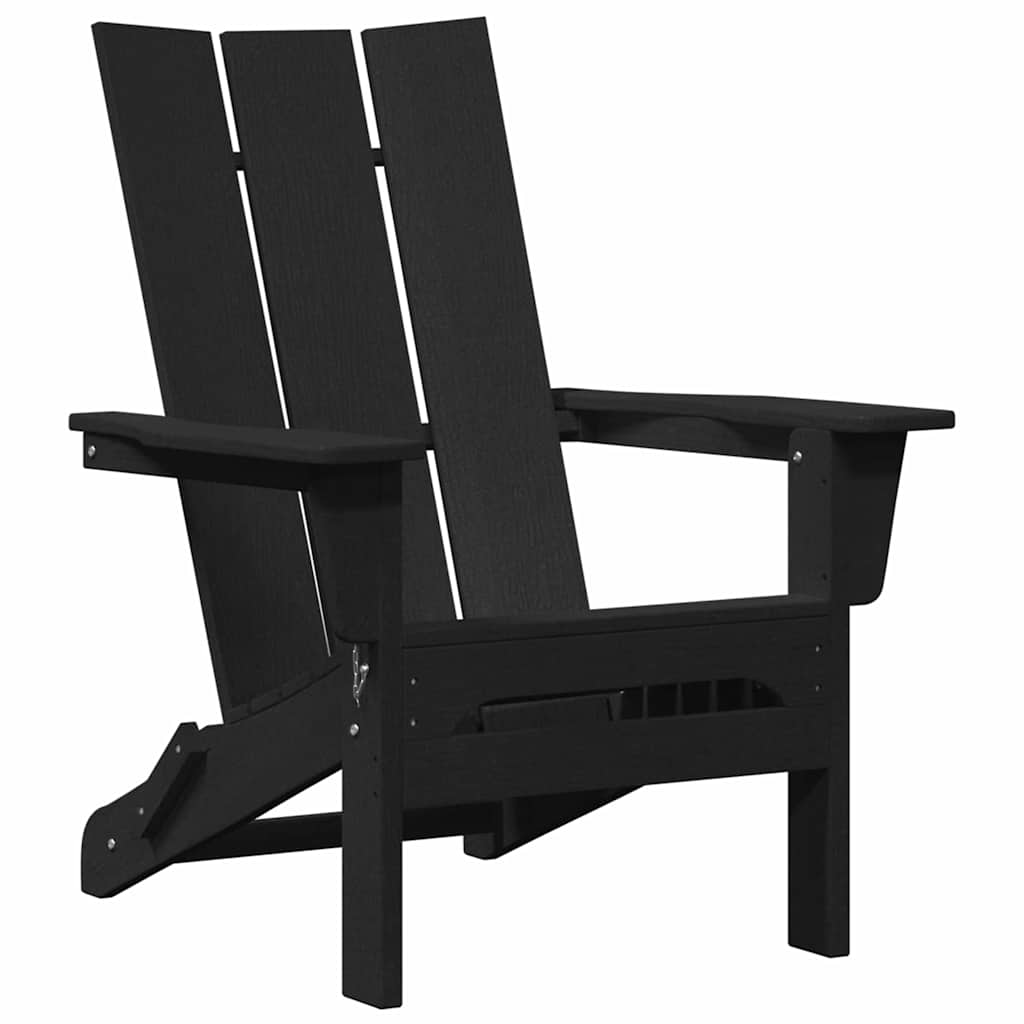 Garden Chair 2 pcs Black 80.5 x 74.5 x 92 cm Polyethylene