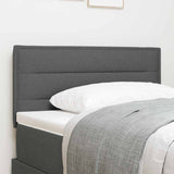 Headboard Height Adjustable Dark grey 100 cm Fabric