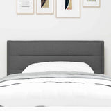 Headboard Height Adjustable Dark grey 100 cm Fabric - Side View