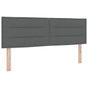 Headboard Dark Grey Fabric