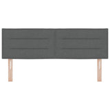 Headboard Dark Grey Fabric - Top-Down View