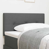 Headboard Height Adjustable Dark grey 100 cm Fabric