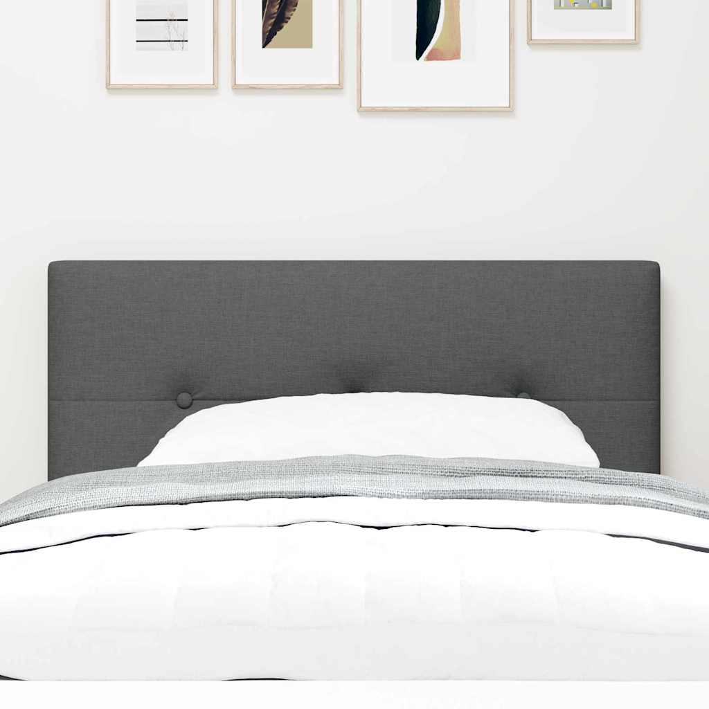 Headboard Height Adjustable Dark grey 100 cm Fabric