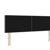Headboard Height Adjustable Dark grey 140 cm Fabric - Top-Down View