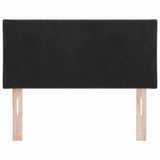 Headboard Height Adjustable with Headboard Black 100 cm Velvet - Top-Down View