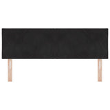 Headboard Black 144 cm Velvet