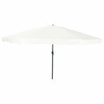 Garden Parasol 394 x 394 x 248 cm Polyester and Steel Sand