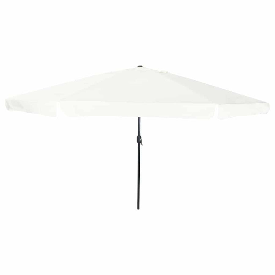 Garden Parasol 394 x 394 x 248 cm Polyester and Steel Sand
