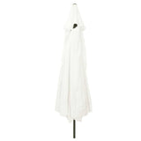 Garden Parasol Sand 394 x 394 x 248 cm Polyester and Steel