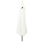 Garden Parasol 394 x 394 x 248 cm Polyester and Steel Sand