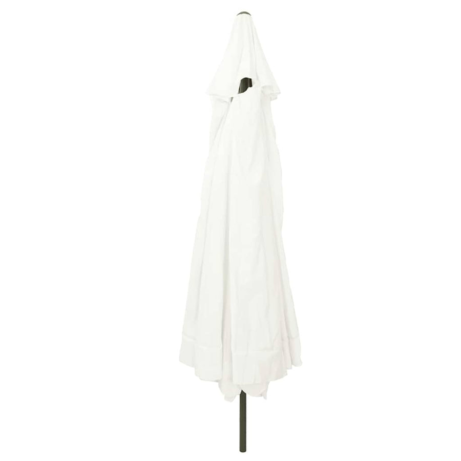 Garden Parasol 394 x 394 x 248 cm Polyester and Steel Sand