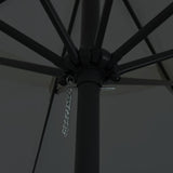 Garden Parasol Anthracite 394 x 394 x 248 cm