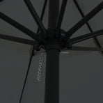 Garden Parasol 394 x 394 x 248 cm Polyester and Steel