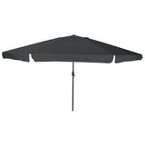 Garden Parasol Anthracite and Black 395 x 395 x 245 cm