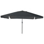 Garden Parasol 394 x 394 x 248 cm Polyester and Steel