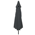 Garden Parasol 394 x 394 x 248 cm Polyester and Steel
