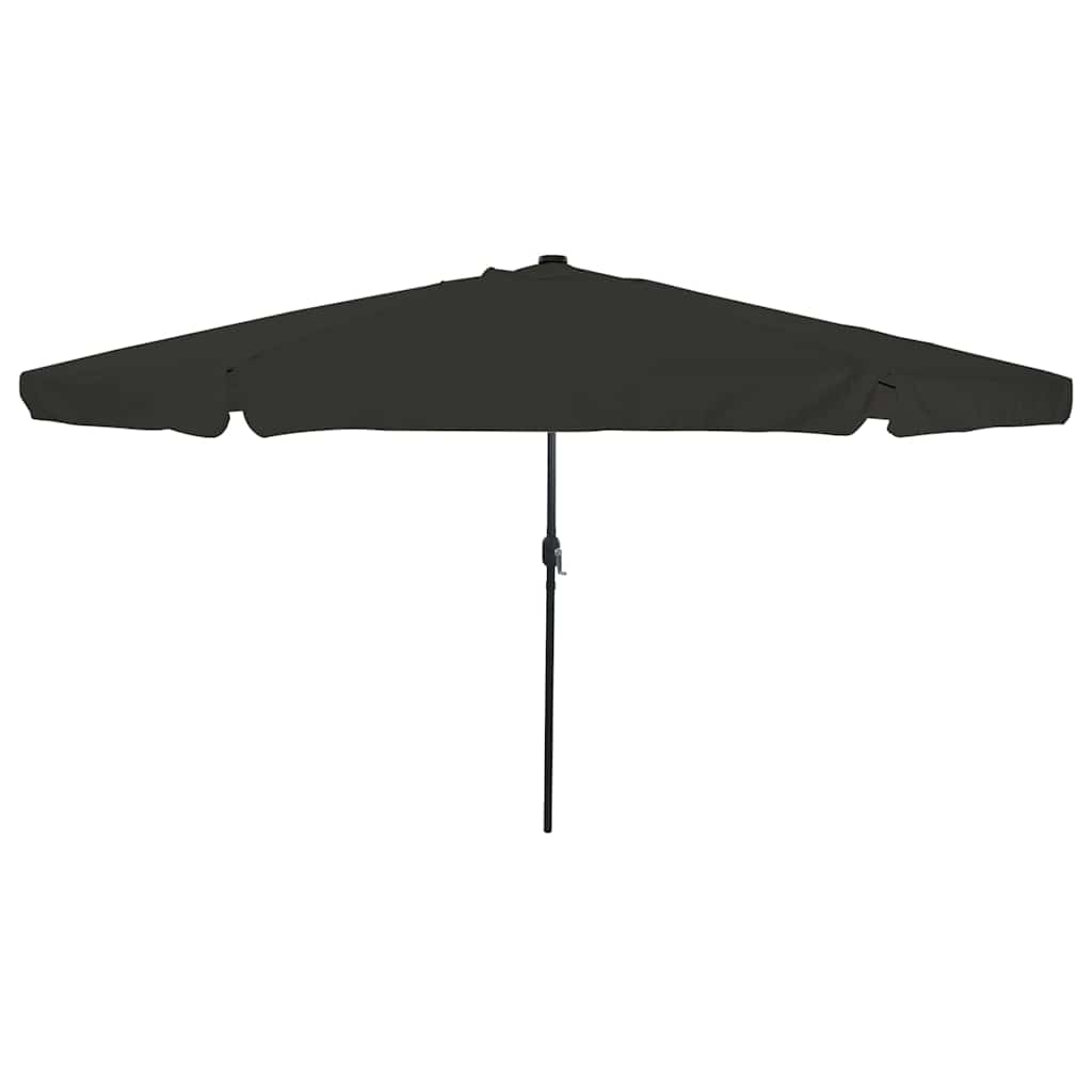 Garden Parasol Black 395 x 395 x 245 cm Polyester and Steel